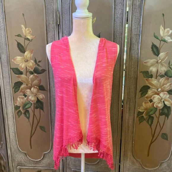 SELF ESTEEM hooded long shrug Size Large - Picture 1 of 4